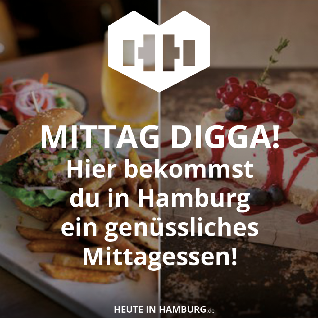 Mittag, Digga! #1 – 5 Orte, an denen du in Hamburg ein genüssliches Mittagessen bekommst! Nicht zu teuer, nicht so ungesund und mal was anderes als Döner ;) Schreibt uns gerne, welche Angebote ihr noch empfehlen könnt! Guten Appetit & lasst es euch schmecken!