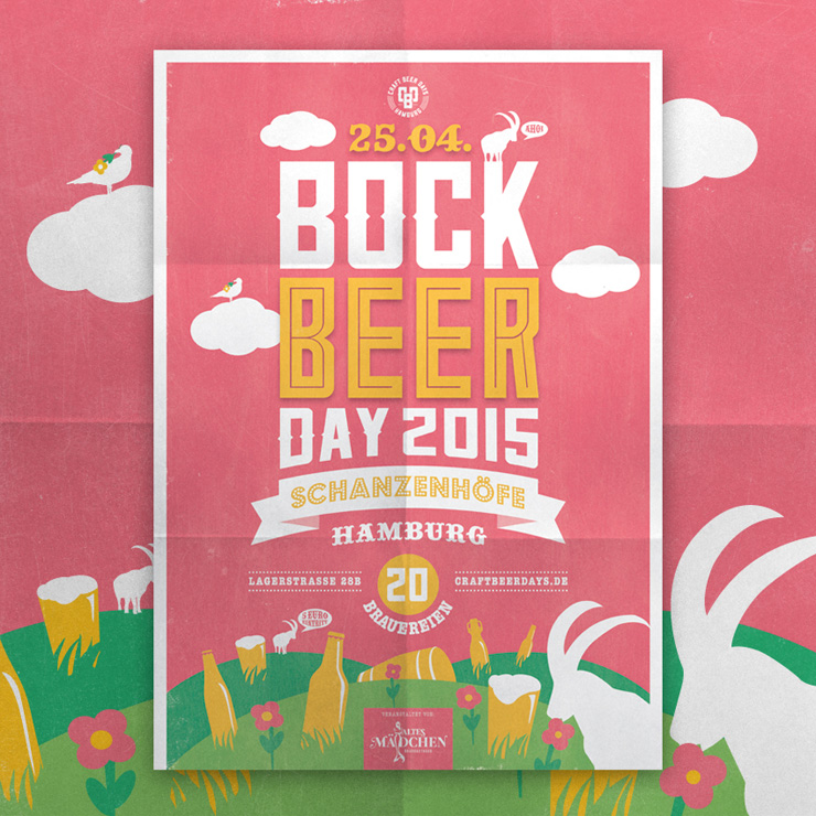 Bock Beer Day 2015! Zwanzig ausgewählte Brauereien präsentieren ihre edlen Tropfen auf dem heutigen Bock Beer Day. Und so ein liebevoll gebrautes Bier schmeckt bei musikalischer Unterhaltung und Craft Speisen gleich dreimal so gut! Welche Brauereien dabei sind erfahrt ihr im Artikel!
