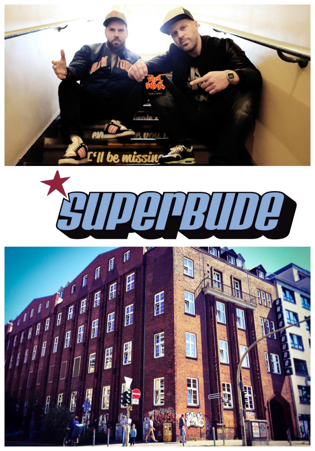 Beats in der Bude! Die Superbude hat das DJ Pult wiedergefunden! Um es zu entstauben haben sie sich Plattenmayer und Naughty NMX aus dem Back To Skool Netzwerk eingeladen! Zu leckeren Getränken und gutem Sound könnt ihr euch hier in Hamburgs größter WG-Küche treffen, um gemeinsam in den Abend zu starten!