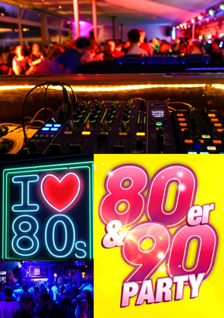 Es ist wieder soweit! Die große 80er & 90er Party! Mit der HiH-App sparst du heute 2€ am Eintritt! Viel Spaß!