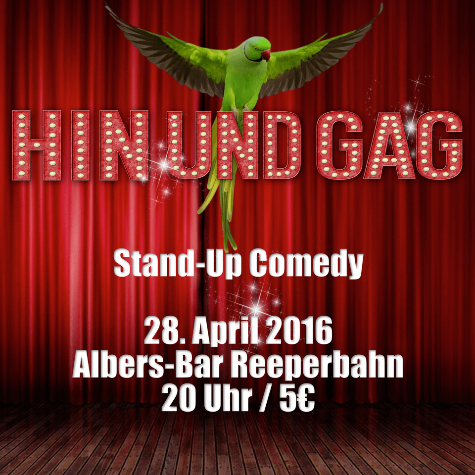 Hin und Gag ist die Comedy-Wundertüte auf der Reeperbahn – Lachgarantie inklusive! Mit HiH bezahlst du nur 4 € Eintritt!
