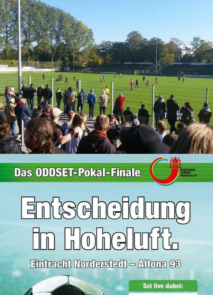 Matchday! Im ODDSET Pokalfinale entscheidet sich, wer im DFB Pokal gegen die ganz Großen antreten darf – E. Norderstedt vs. Altona 93!