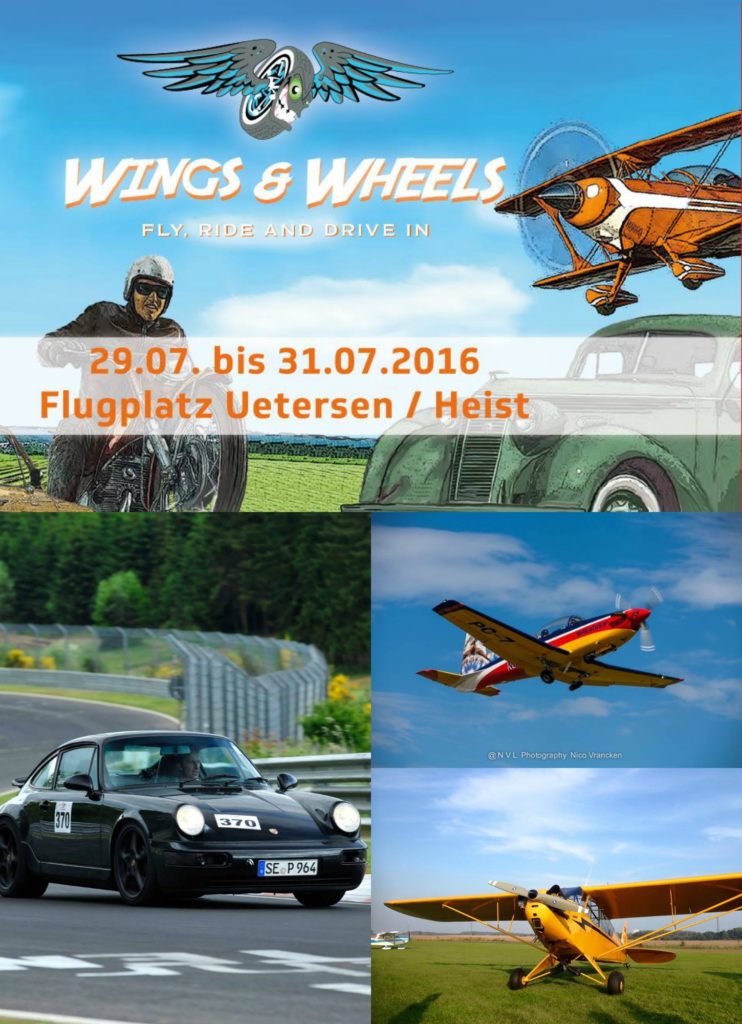 Bei Wings & Wheels kannst du dich auf alles freuen, was einen donnernden Motor hat! Ganz egal ob an Land oder in der Luft! 🏁