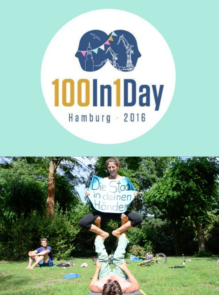 Wie würdest du Hamburg am liebsten gestalten? Zukunftswerkstatt zur Gestaltung des Stadtfestivals 100in1Day!