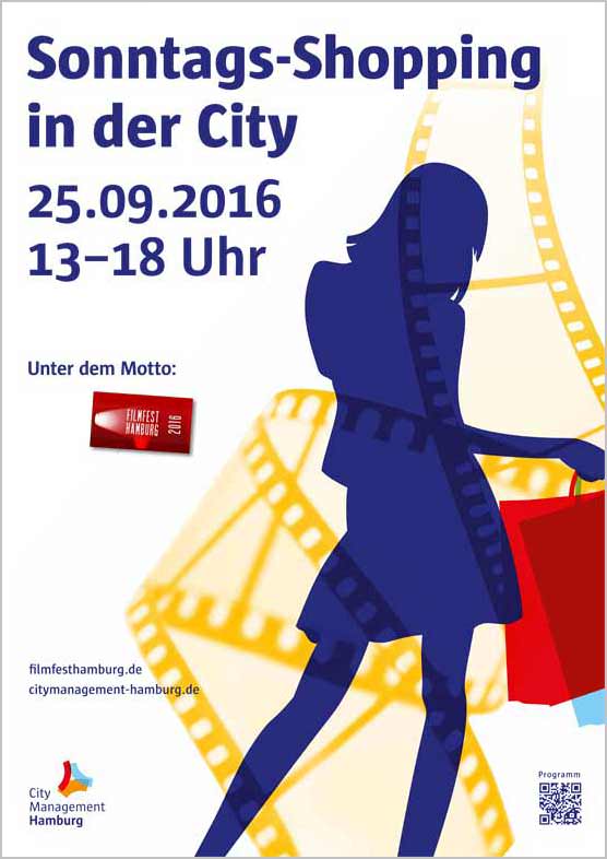 Das Filmfest Hamburg bringt euch den dritten verkaufsoffenen Sonntag des Jahres! Viel Spaß beim Shopping in Hamburg City!