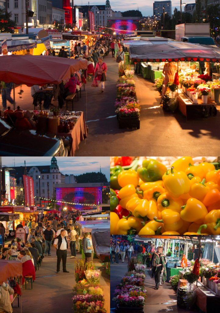 Gemüse, Obst, Fisch & Fleisch. Alles für den heimischen Kühlschrank bekommst du auf dem St. Pauli Nachtmarkt!