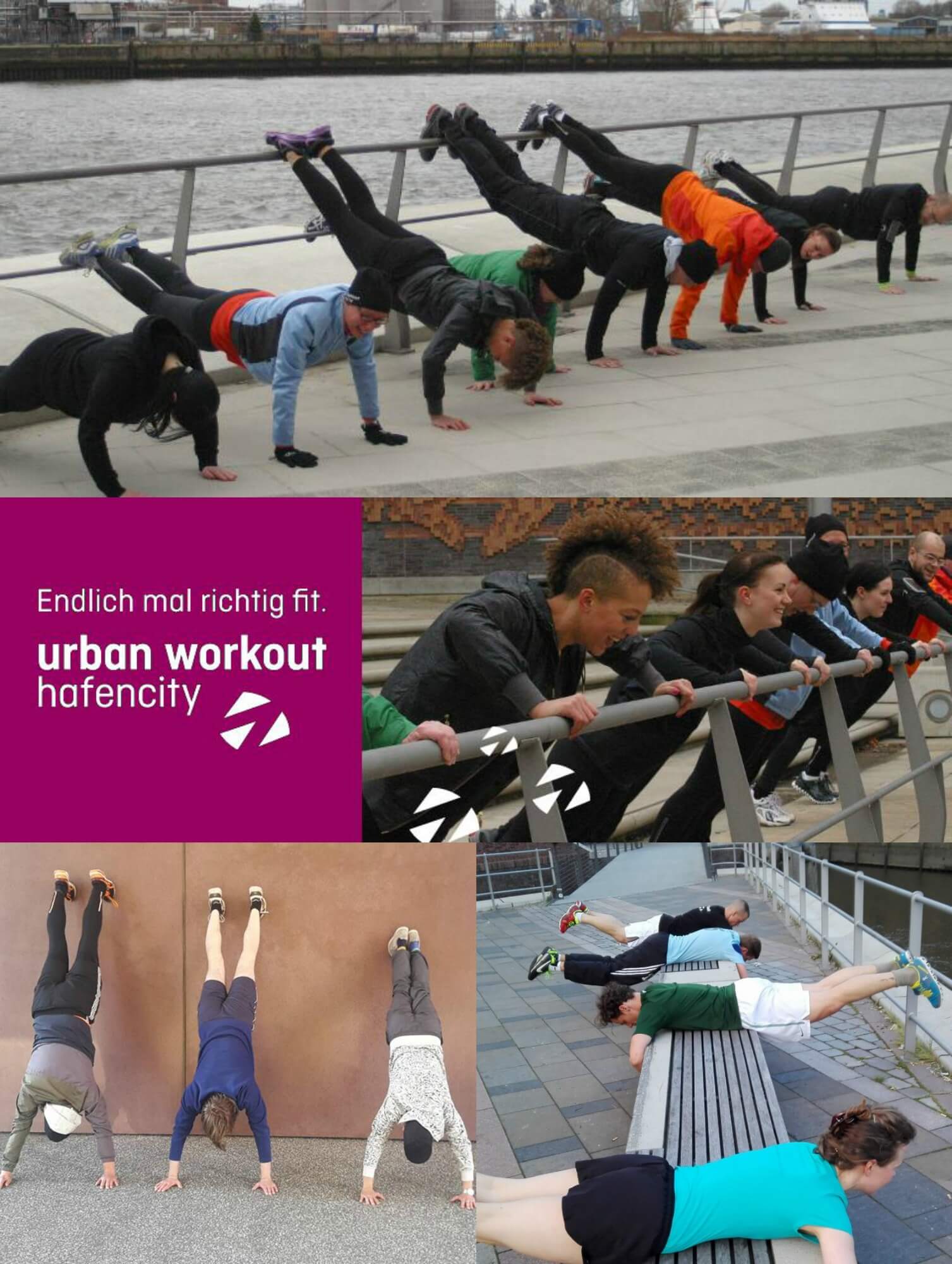 Kennst du schon das Urban Workout hafencity? Kleine Gruppen und jede Menge Sport auf dich zugeschnitten! Mit HiH sparst du 10 €!