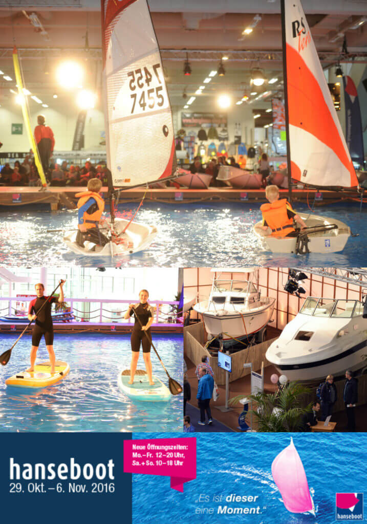 Es geht los mit der 57. hanseboot! DER internationalen Bootsmesse mit allem, was das Wassersportlerherz begehrt! ⛵