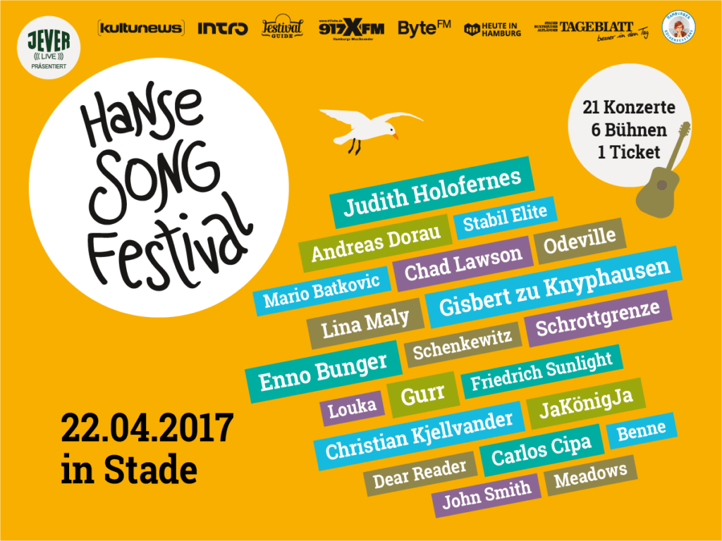 Ein Festival, 6 Bühnen und 21 Konzerte von tollen Künstlern! Das Hanse Song Festival 2017 hat einiges zu bieten!
