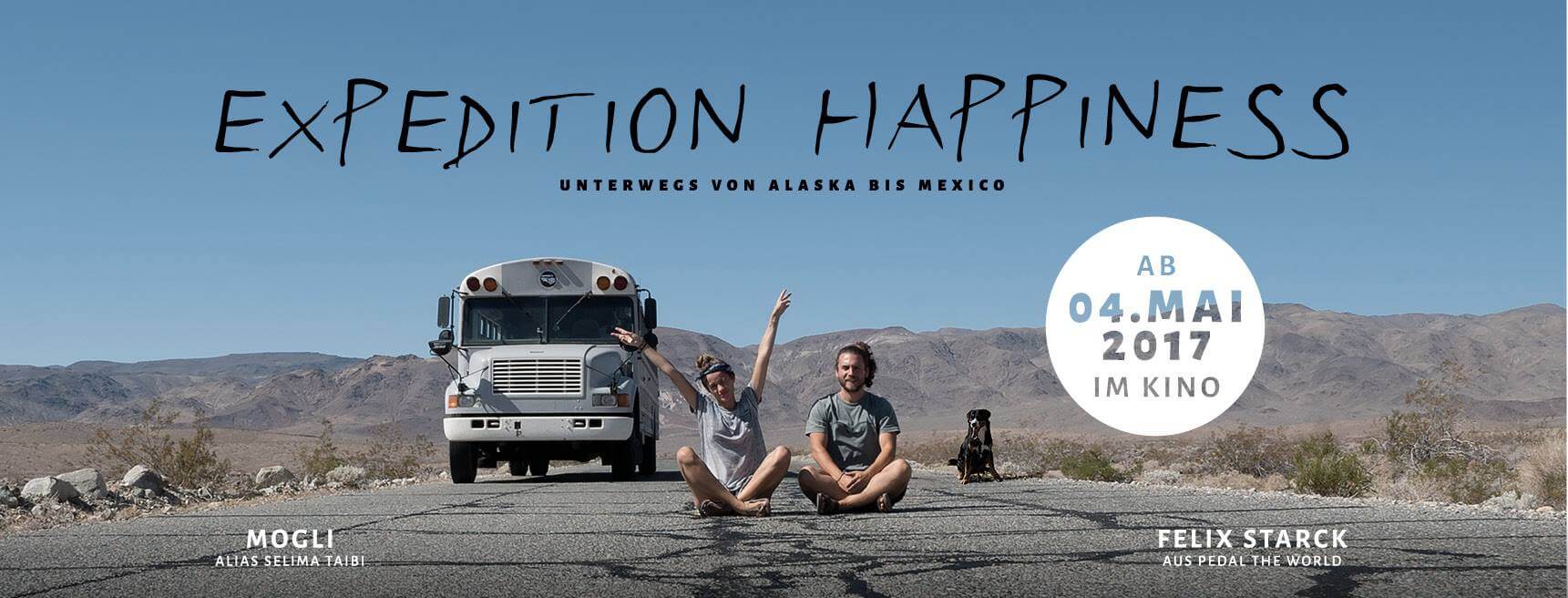 In der Doku „Expedition Happiness – in einem Schulbus von Alaska nach Mexiko“ geht’s auf eine abenteuerliche Reise!