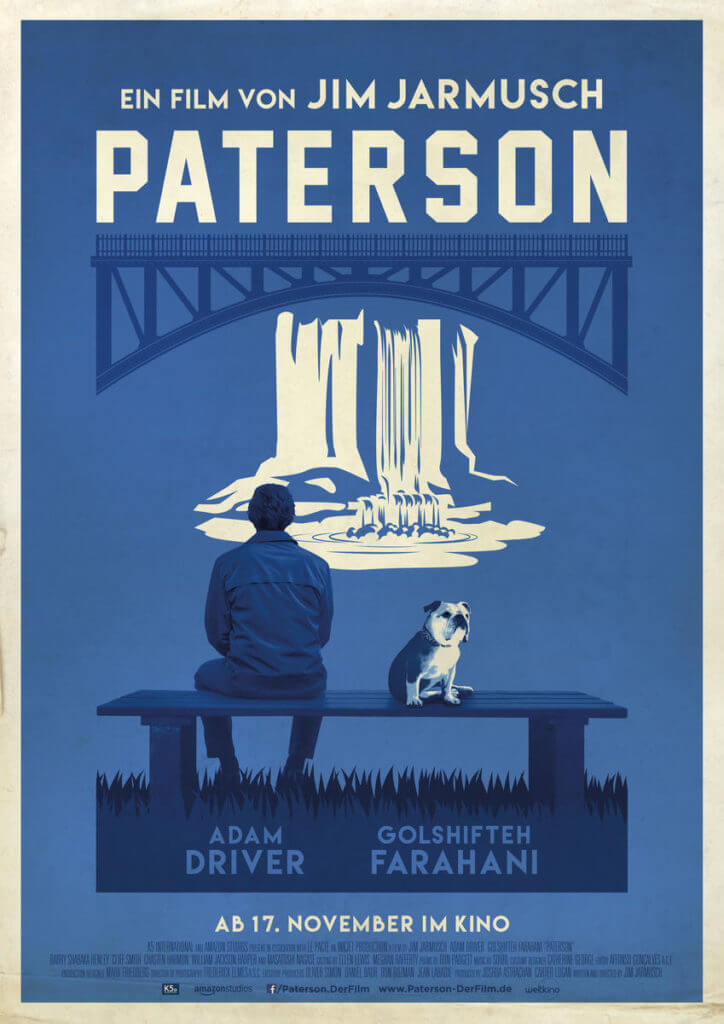 Poetisch wird’s bei den Kino Nächten Barmbek: „Paterson“ – ein Mann & jeden Tag ein neues Gedicht!