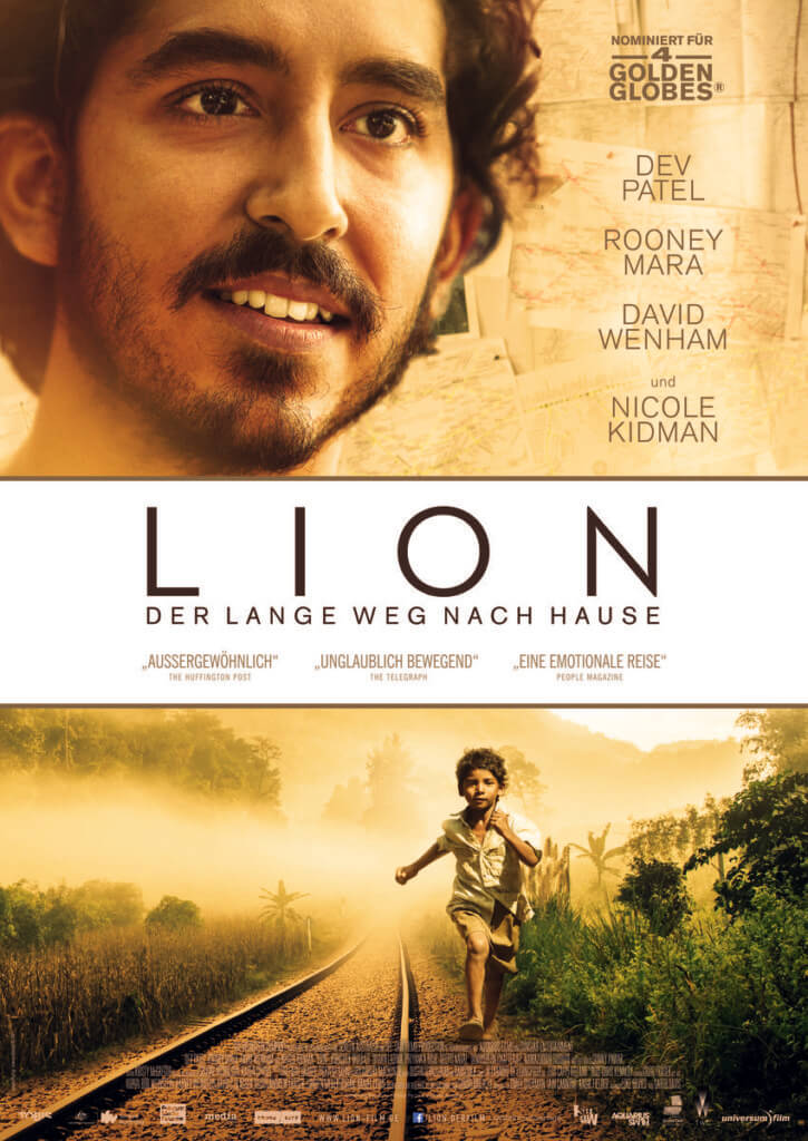 „Lion – Der lange Weg nach Hause“ bei den Kino Nächten Barmbek – ein Mann auf der Suche nach seiner Vergangenheit!