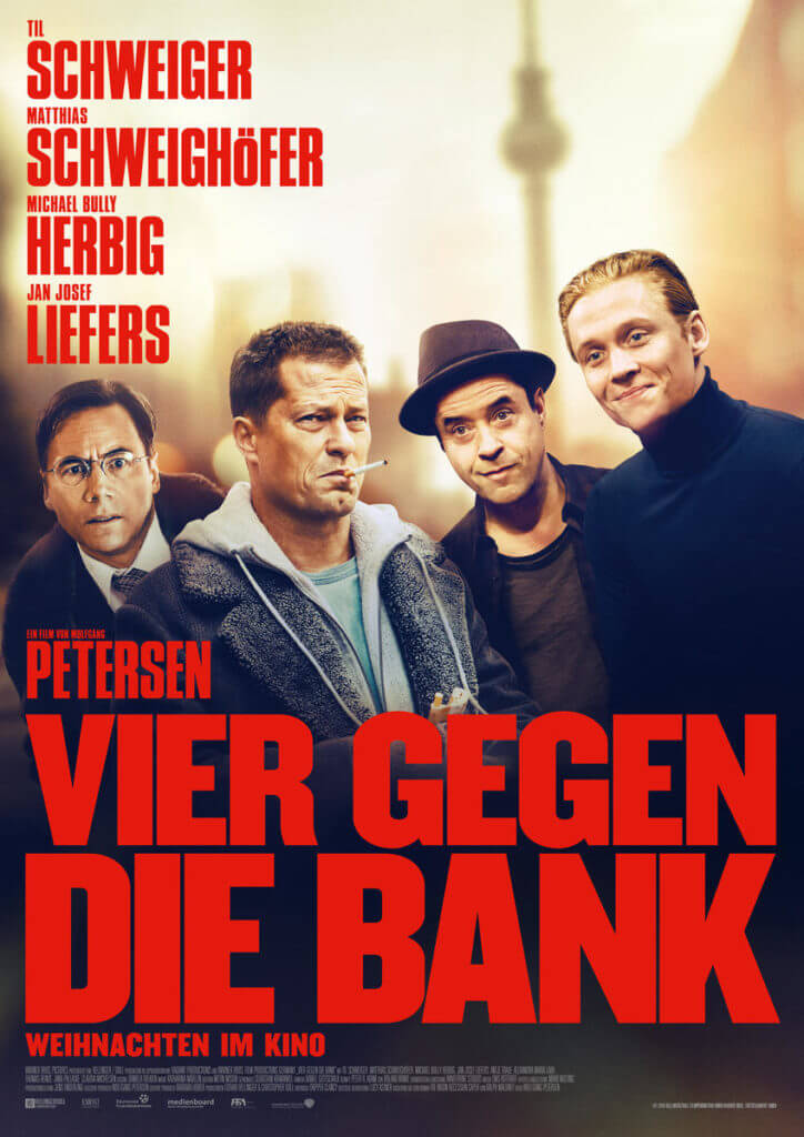 Das St. Pauli Sommerkino präsentiert „Vier gegen die Bank“ – 4 Männer und ein irrwitziger Plan!