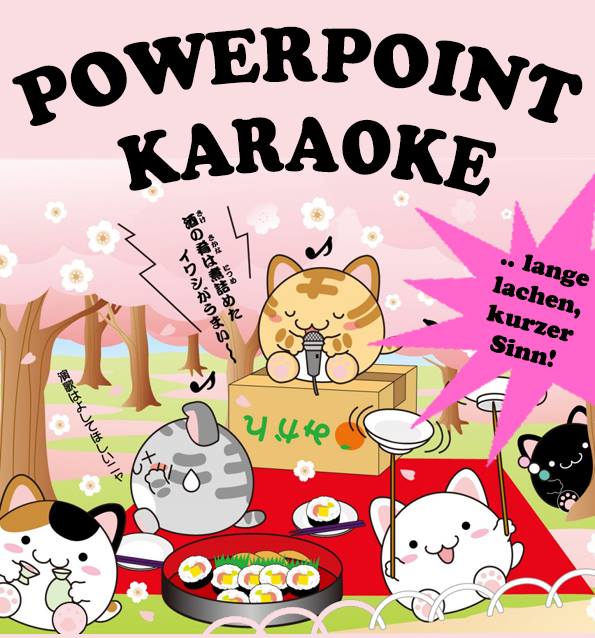 Keine Ahnung haben, aber trotzdem überzeugen – das ist Powerpoint Karaoke! 😄