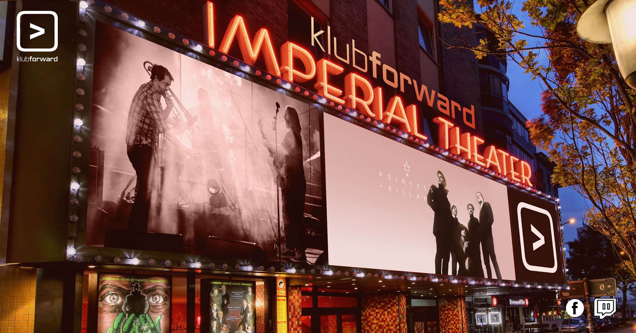 klub forwart präsentiert einen außergewöhnlichen Stream aus dem Imperial Theater.