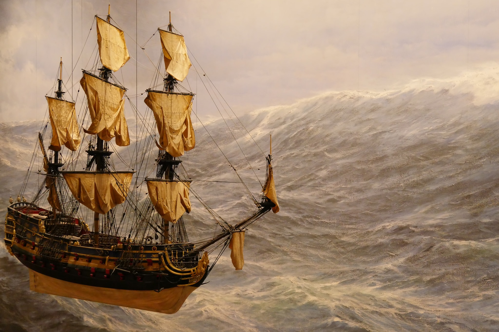 Kultur zu Hause: Sei bei der Online-Führung „Das Zeitalter der Segelschiffe“ dabei.