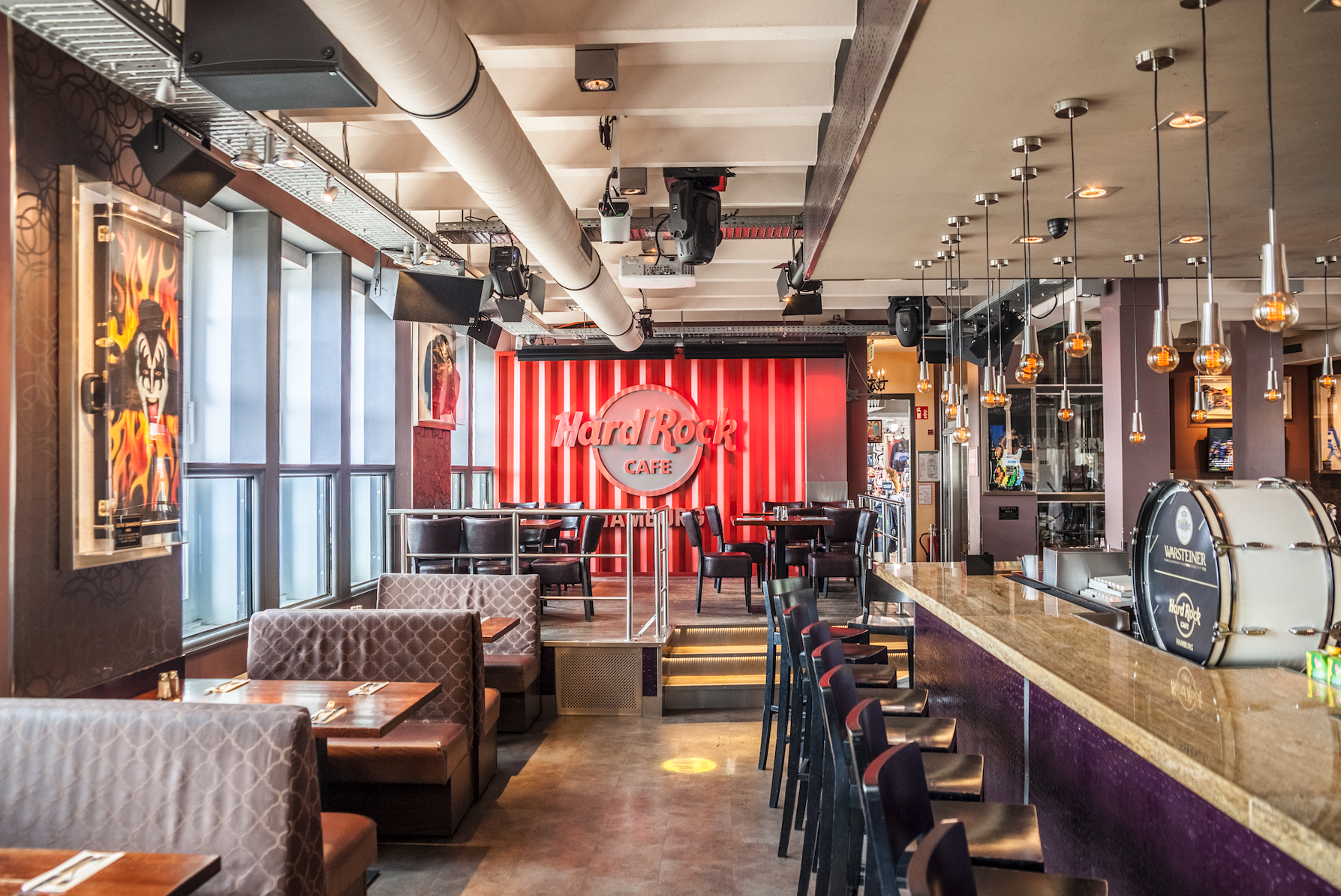Das Hard Rock Cafe ist Hamburgs schönster Spot für die Übertragung der Fußball-EM