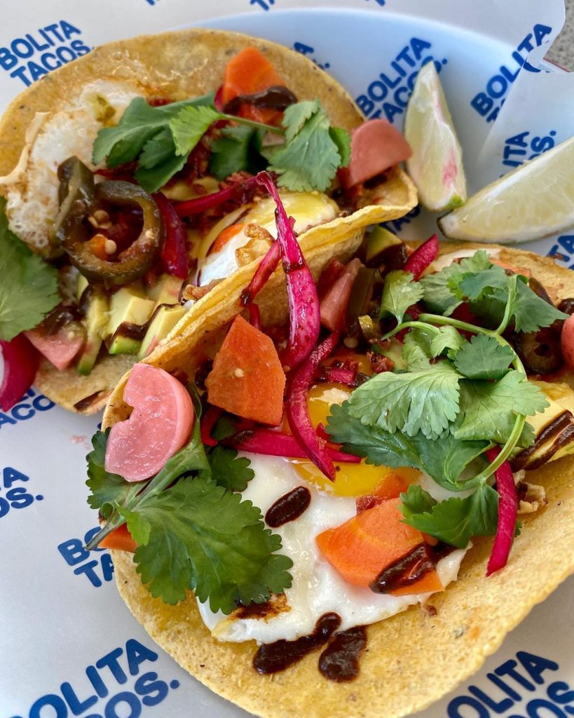 Das „T“ in Tagesstart steht am Samstag für Tacos. Dein Ziel: Bolita Brunch Club.