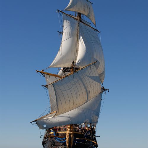 Göteborg stellt sich vor: Komm aufs imposante Segelschiff.